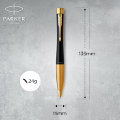 Набір Parker URBAN Muted Black GT BP (кулькова ручка + блокнот Parker) 3 – techzone.com.ua Набір Parker URBAN Muted Black GT BP (кулькова ручка + блокнот Parker) 3 – techzone.com.ua