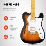 Donner Music DJC-1000S Sunburst Electric Guitar EC1407 4 – techzone.com.ua Donner Music DJC-1000S Sunburst Electric Guitar EC1407 4 – techzone.com.ua