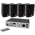 Комплект 4all Audio SET 4xWALL 420 Black 1xPAMP-100-2z – techzone.com.ua