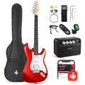 Donner Music DST-100 Sunburst Electric Guitar Kit Red EC1166 1 – techzone.com.ua