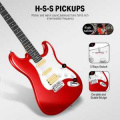 Donner Music DST-100 Sunburst Electric Guitar Kit Red EC1166 4 – techzone.com.ua