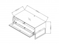 ТВ тумба Norstone Khalm Clear Oak 2 – techzone.com.ua