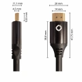 Кабель OEHLBACH 92489 Ultra High-Speed HDMI Cable 0.75m Black 4 – techzone.com.ua