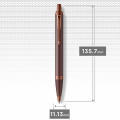 Ручка шариковая Parker IM Professionals Monochrome Burgundy BP 28 332 3 – techzone.com.ua