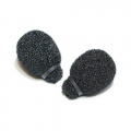 Rycote Miniature Lavalier Foams Black (1 pack of 2) – techzone.com.ua