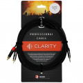 Готовый кабель Clarity miniJACK-2xRCA-B 5м – techzone.com.ua