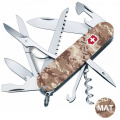 Складаний ніж Victorinox HUNTSMAN ARMY Піксель пісочний з черв. Лого 1.3713.7.W3945p 2 – techzone.com.ua