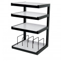 Стійка для HiFi Norstone Esse Hifi VInyl Black-Frosted 2 – techzone.com.ua