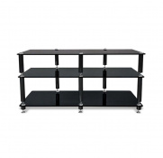 Підставка для AV апаратури Norstone Bergen 2 AV Glossy Black (NORBERAV2S) 1 – techzone.com.ua
