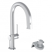 HANSGROHE AQITTURA M91 смеситель для кухни, 210, с вытяжным изливом, 1jet, хром 76803000