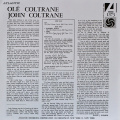 Вінілова платівка John Coltrane: Ole Coltrane 2 – techzone.com.ua