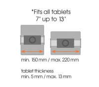 Автомобільний тримач для планшета VOGELS RingO TMS 1050 Tablet Dashboard Pack Black (8371500) 3 – techzone.com.ua