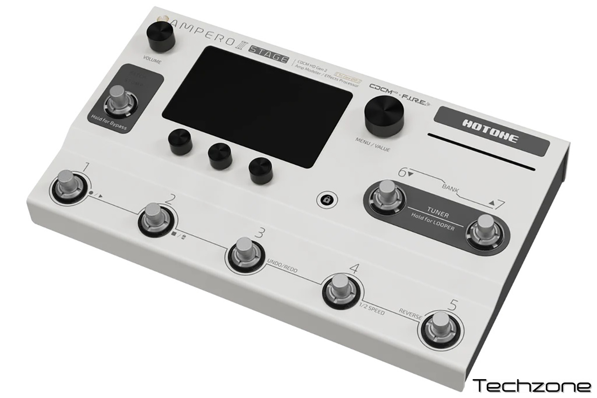 Гитарный процессор эффектов HOTONE AUDIO AMPERO II STAGE 2 – techzone.com.ua