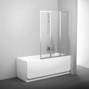 Шторка для ванны Ravak VS3 115 Белый RAIN 795S010041