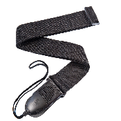 D'ADDARIO ACOUSTIC QUICK RELEASE POLYPRO GUITAR STRAP (BLACK)