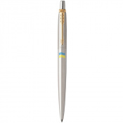 Ручка шариковая Parker JOTTER Stainless Steel GT BP Флаг сине-желтый 16032_T008c