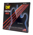 DR Strings NEON Red Bass - Medium 5 String (45-125) 2 – techzone.com.ua