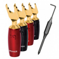 Набор лопаток AudioQuest 500 Series Multi-Spade Gold set of 6 2 – techzone.com.ua