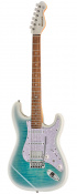 Електрогітара Mooer MSC41 Pro (Dreamy Blue) 1 – techzone.com.ua Електрогітара Mooer MSC41 Pro (Dreamy Blue) 1 – techzone.com.ua
