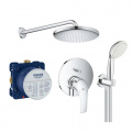 GROHE EUROSMART NEW набор для душа 4в1(26668000+26406001+35600000+24043003) UA26416SC3 1 – techzone.com.ua