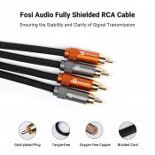 Кабель Fosi Audio RCA 1.2m (пара) 2 – techzone.com.ua