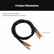 Кабель Fosi Audio RCA 1.2m (пара) 7 – techzone.com.ua