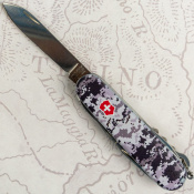 Складной нож Victorinox HUNTSMAN ARMY Пиксель синий с крас. Лого 1.3713.3.W3943p 8 – techzone.com.ua