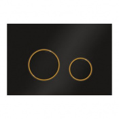WC Панель управления RAVAK CIRCLE Черный-золото GPX2240109