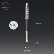 Ручка перьевая Parker SONNET Metal & Grey Lacquer PGT FP18 F 68 211 4 – techzone.com.ua Ручка перьевая Parker SONNET Metal & Grey Lacquer PGT FP18 F 68 211 4 – techzone.com.ua