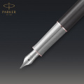 Ручка перова Parker SONNET Metal & Grey Lacquer PGT FP18 F 68 211 6 – techzone.com.ua