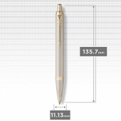 Ручка кулькова Parker IM Professionals Monochrome Champagne BP 28 232 3 – techzone.com.ua Ручка кулькова Parker IM Professionals Monochrome Champagne BP 28 232 3 – techzone.com.ua