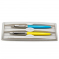 Набор Parker JOTTER UKRAINE Originals Sky Blue CT BP + Yellow CT BP (2 шариковые ручки) 4 – techzone.com.ua