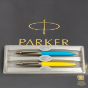 Набір Parker JOTTER UKRAINE Originals Sky Blue CT BP + Yellow CT BP (2 кулькові ручки) 5 – techzone.com.ua Набір Parker JOTTER UKRAINE Originals Sky Blue CT BP + Yellow CT BP (2 кулькові ручки) 5 – techzone.com.ua