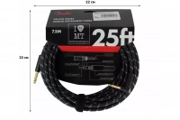 FENDER CABLE DELUXE SERIES 25' ANGLED BLACK TWEED Кабель инструментальный 2 – techzone.com.ua FENDER CABLE DELUXE SERIES 25' ANGLED BLACK TWEED Кабель инструментальный 2 – techzone.com.ua
