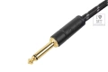 FENDER CABLE DELUXE SERIES 25' ANGLED BLACK TWEED Кабель инструментальный 5 – techzone.com.ua