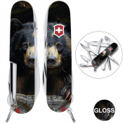 Складной нож Victorinox FIELDMASTER ANIMAL Черный медведь 1.4713.3.F1100pw