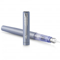 Ручка перьевая Parker VECTOR XL Metallic Silver Blue CT FP F 06 111 3 – techzone.com.ua