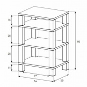 Підлогова тумба SONOROUS RX 5040-TRN-INX 2 – techzone.com.ua Підлогова тумба SONOROUS RX 5040-TRN-INX 2 – techzone.com.ua