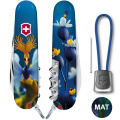 Складаний ніж Victorinox CAMPER DESIGN Фантастична пташка 1.3613.3.R2100pk 3 – techzone.com.ua