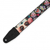 LEVY'S MP2CAL-002 2″ Poly Calaca Guitar Strap – Eyes 2 – techzone.com.ua LEVY'S MP2CAL-002 2″ Poly Calaca Guitar Strap – Eyes 2 – techzone.com.ua