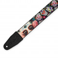 LEVY'S MP2CAL-002 2″ Poly Calaca Guitar Strap – Eyes 2 – techzone.com.ua