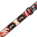 LEVY'S MP2CAL-002 2″ Poly Calaca Guitar Strap – Eyes 3 – techzone.com.ua