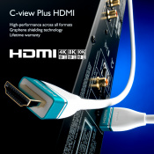 Кабель CHORD C-view Plus HDMI 8k (48Gbps) 1m 3 – techzone.com.ua Кабель CHORD C-view Plus HDMI 8k (48Gbps) 1m 3 – techzone.com.ua