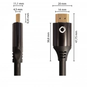 Кабель HDMI Oehlbach 92496 Ultra High-Speed Black Magic MKII 5m 3 – techzone.com.ua