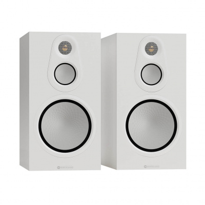 Полочна акустика Monitor Audio Silver 100 8G Satin White – techzone.com.ua