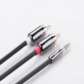 Кабель UGREEN AV116 3.5 mm to 2RCA Audio Cable, 1 m Black 10749 2 – techzone.com.ua