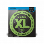D'ADDARIO EXL165-6 XL NICKEL WOUND BASS REG LIGHT TOP / MED BOTTOM 6-STRING (32-135)