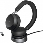 Навушники Jabra EVOLVE2 75 MS Stereo USB-A + база Black (27599-999-989)