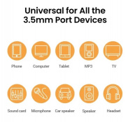 Кабель для наушников UGREEN AV183 3.5 mm to 3.5 mm Audio Cable, 1.5 m Black 20497 6 – techzone.com.ua Кабель для наушников UGREEN AV183 3.5 mm to 3.5 mm Audio Cable, 1.5 m Black 20497 6 – techzone.com.ua