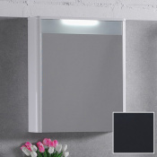 Зеркальный шкафчик Fancy Marble (Буль-Буль) MC-Santorini 600 Серый